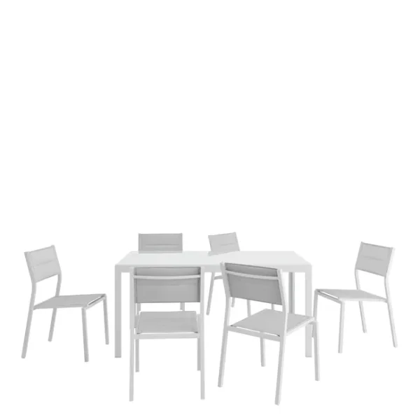 Cadeira de alumínio NATERIAL ORION BETA BRANCO