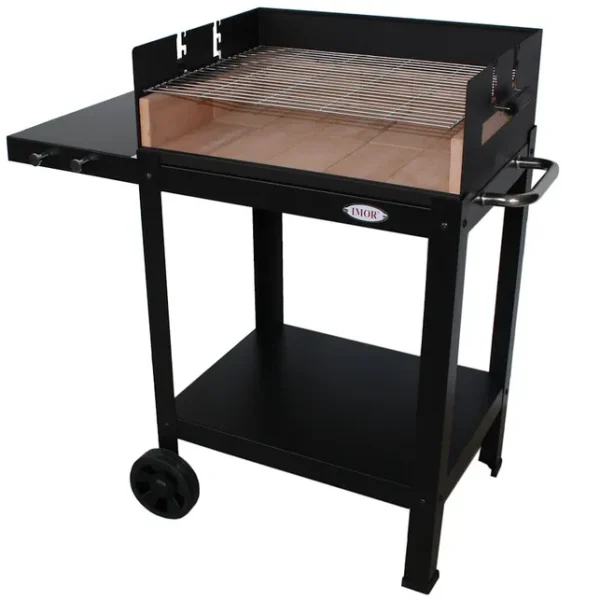 Madeira de churrasco e carvão de LESTARCA, em aço esmaltado