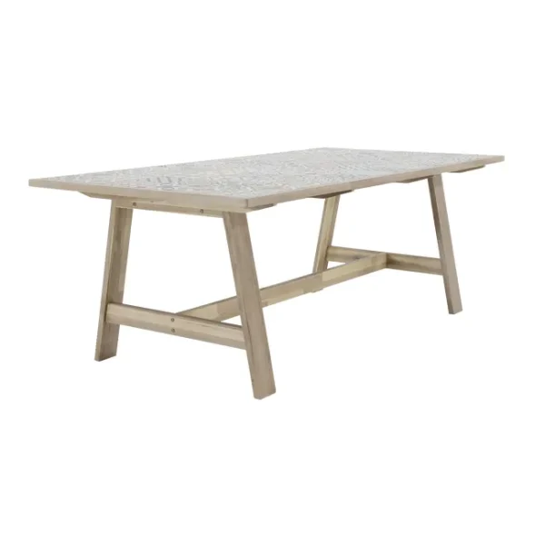 Mesa de cerâmica e madeira SOHO HERITAGE 200X100CM