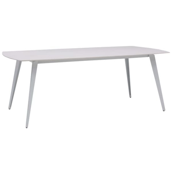 Mesa para jardim 200x100 cm para 6 pessoas bege Naterial Hydra