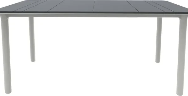 Mesa de resina NOA 160X90 BRANCO/CINZENTO