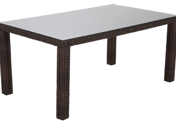 Mesa em rattan NATERIAL COSTA RICA 170X100 CASTANHO